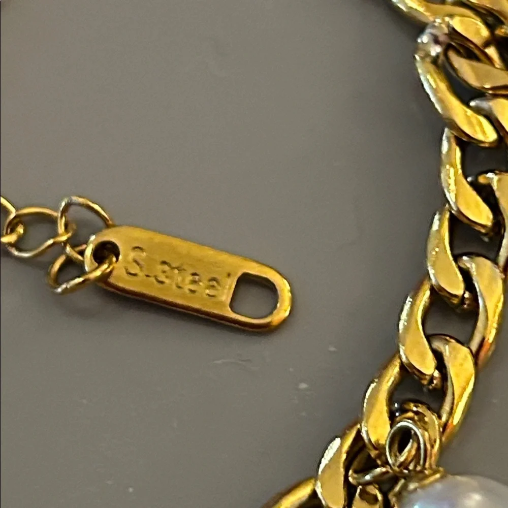 Gold Butterfly Charm Bracelet